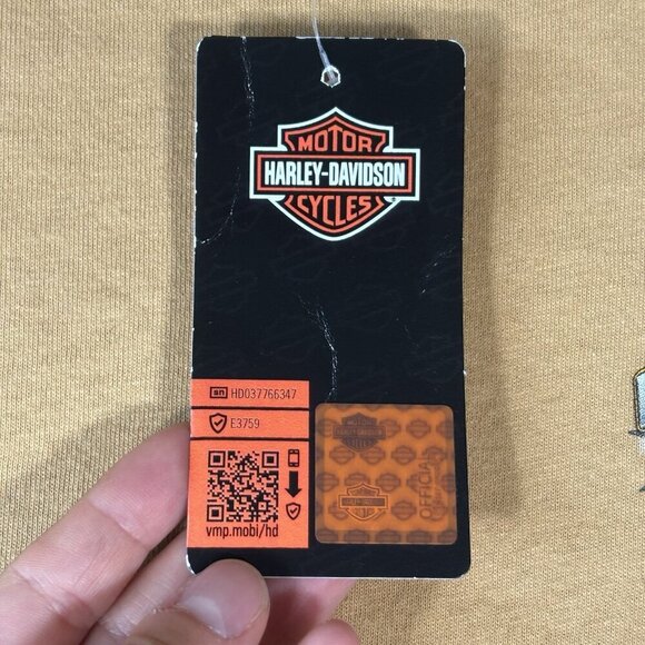 Harley Davidson Shirt Mens Small Yellow 2023 Orlando Florida USA Bikers Moto NWT - Picture 5 of 15